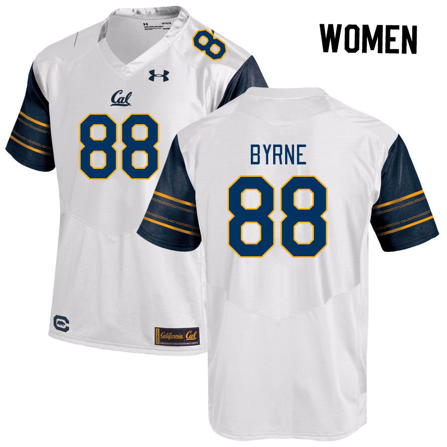 Women #88 J.T. Byrne California Golden Bears College Football Jerseys Stitched Sale-White